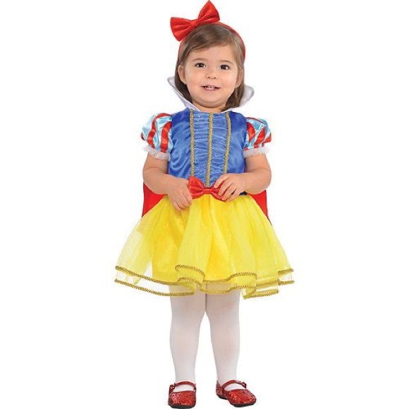 Disney Snow White Princess Dress Halloween Costume & Headband 3 DAY SALE PRICE 💖 - Picture 3 of 4